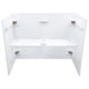 Odyssey PDJBOOTH483824WHITE Wood Werks Folding DJ Booth for mobile DJs - White 48 x 24 x 38 in – view 3