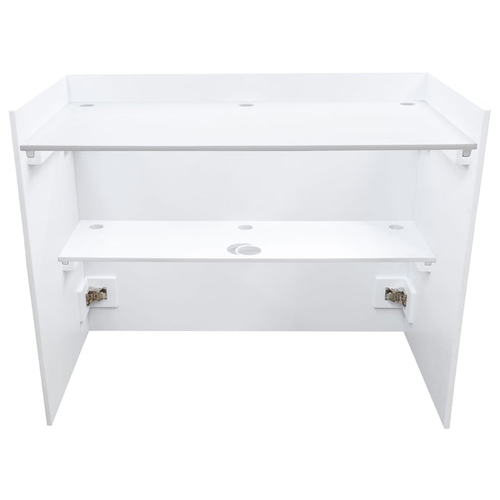 Odyssey PDJBOOTH483824WHITE Wood Werks Folding DJ Booth for mobile DJs - White 48 x 24 x 38 in – view 4
