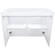 Odyssey PDJBOOTH483824WHITE Wood Werks Folding DJ Booth for mobile DJs - White 48 x 24 x 38 in – view 4