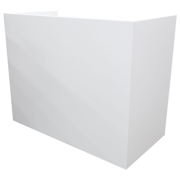 Odyssey PDJBOOTH483824WHITE Wood Werks Folding DJ Booth for mobile DJs - White 48 x 24 x 38 in – view 5