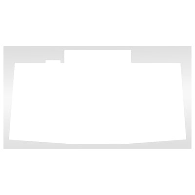 Odyssey Odyssey PFW-OPUS-QUAD Podium Faceplate and Foam for AlphaTheta OPUS-QUAD - White