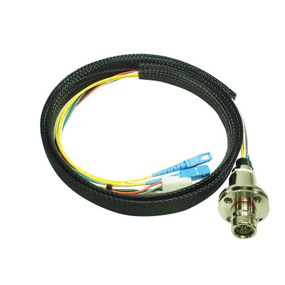 Canare FCS015A-FR HFO Camera Receptacle Fantail Cable 1.5m (FCFRA to 2 SC)