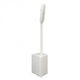 QSC KC12T Dual 4" Column Loudspeaker with Pole (White) – assembled on the KC12 system