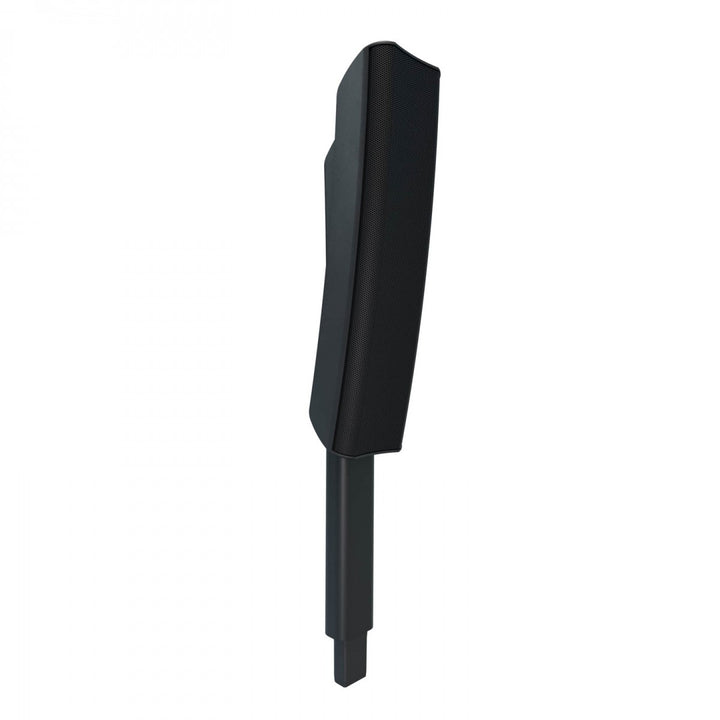 QSC KC12T Dual 4" Column Loudspeaker with Pole (Black) – rear three-quarter view