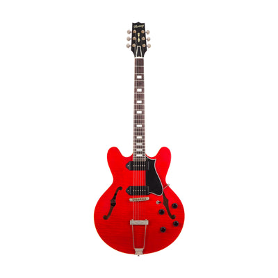 Heritage Guitars H-530 Custom Core Artisan Aged Hollow Body Electric Guitar (Transparent Cherry)