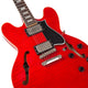 Heritage Guitars H-535 Custom Core Artisan Aged Semi-Hollow Electric Guitar (Transparent Cherry)