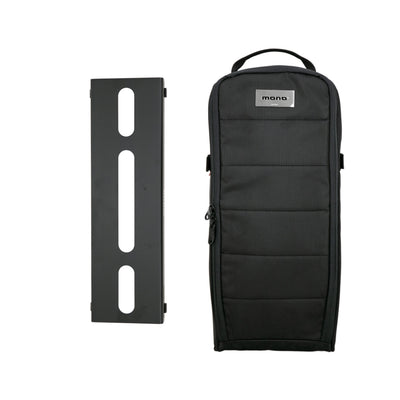 MONO Pedalboard Lite+ with Tick+ Accessory Case 2.0 Bundle (Black) - Pedal Boards