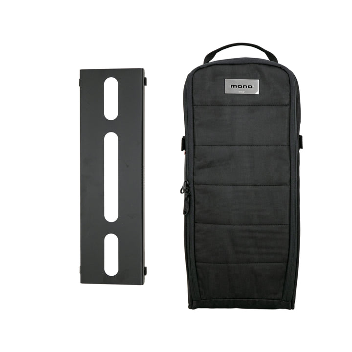 MONO Pedalboard Lite+ with Tick+ Accessory Case 2.0 Bundle (Black) - Pedal Boards