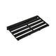 MONO Pedalboard Rail Large with Stealth Pro Accessory Case Bundle (Black) - Pedal Boards