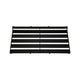 MONO Pedalboard Rail Large with Stealth Pro Accessory Case Bundle (Black) - Pedal Boards