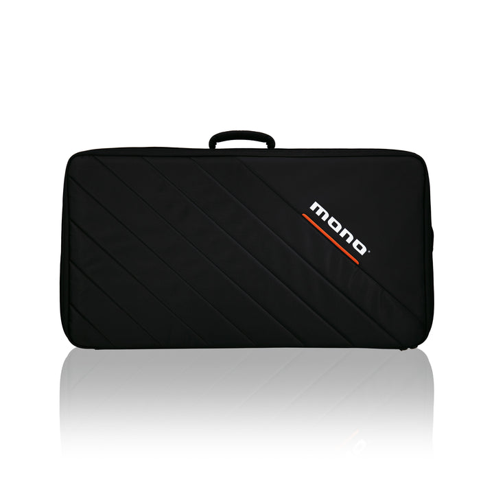 MONO Pedalboard Rail Large with Stealth Pro Accessory Case Bundle (Black) - Pedal Boards