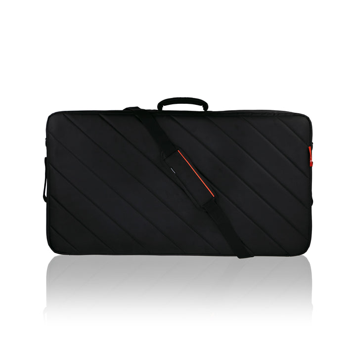 MONO Pedalboard Rail Large with Stealth Pro Accessory Case Bundle (Black) - Pedal Boards
