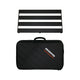 MONO Pedalboard Rail Medium with Stealth Tour Accessory Case Bundle (Black) - Pedal Boards