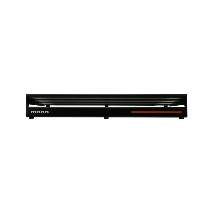 MONO Pedalboard Rail Medium with Stealth Tour Accessory Case Bundle (Black) - Pedal Boards