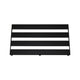 MONO Pedalboard Rail Medium with Stealth Tour Accessory Case Bundle (Black) - Pedal Boards