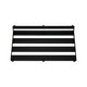 MONO Pedalboard Rail Medium with Stealth Tour Accessory Case Bundle (Black) - Pedal Boards