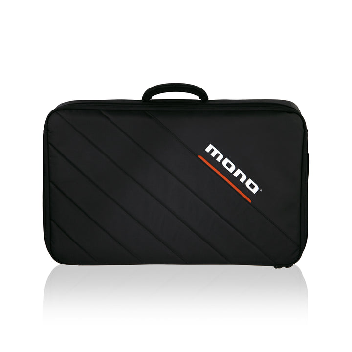 MONO Pedalboard Rail Medium with Stealth Tour Accessory Case Bundle (Black) - Pedal Boards