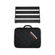 MONO Pedalboard Rail Small with Stealth Club Accessory Case Bundle (Black) - Pedal Boards