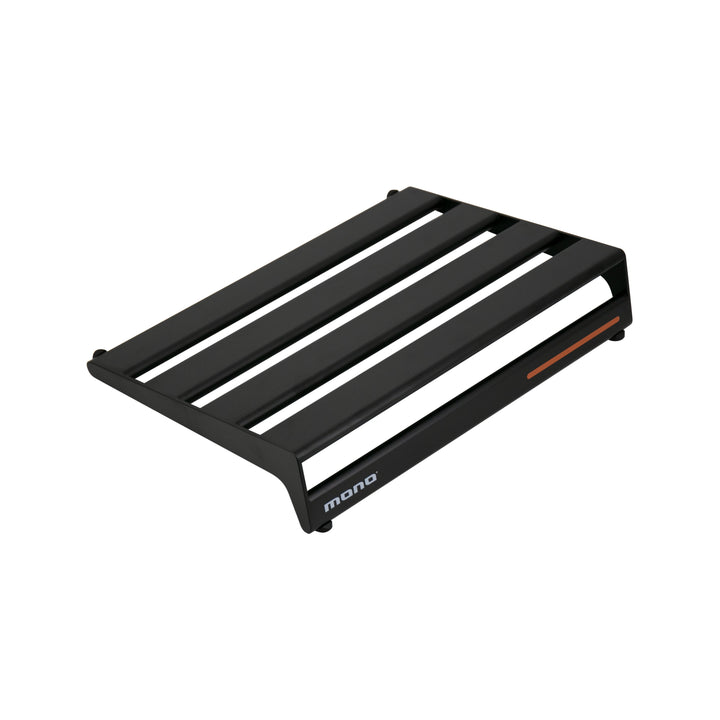 MONO Pedalboard Rail Small with Stealth Club Accessory Case Bundle (Black) - Pedal Boards