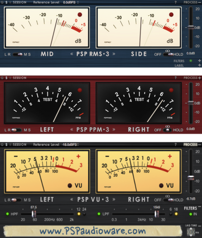 PSP AUDIOWARE PSP TripleMeter