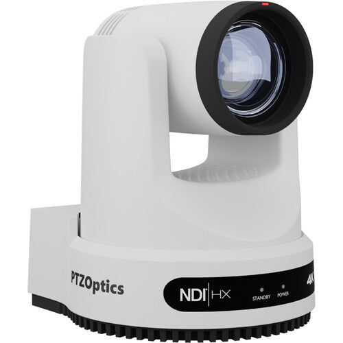 PTZOptics PTZOptics PT12X-4K-WH-G3 Move 4K SDI/HDMI/USB/IP PTZ Camera With 12x Optical Zoom (White) - PTZ Cameras