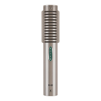 Royer Royer R-121 Ribbon Microphone Matched Pair with RSM-SS1 Sling-Shock Mounts (Satin Nickel)