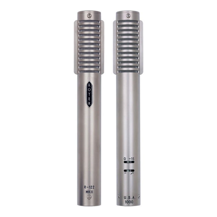 Royer Royer R-122 MKII Active Ribbon Microphone with RSM-SS1 Sling-Shock Mount (Satin Nickel)