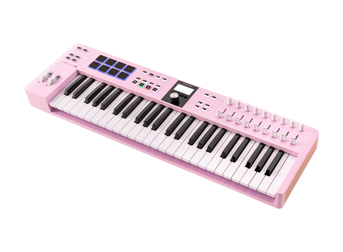 Arturia KEYLAB ESSENTIAL 49 MK3 Universal MIDI Controller - 49 Keys (Rose Quartz)