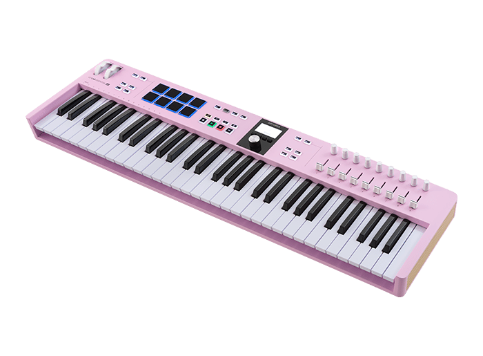 Arturia KEYLAB ESSENTIAL 61 MK3 Universal MIDI Controller - 61 Keys (Rose Quartz)
