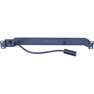 Littlite RL-10S Raklite 1U Rackmount Single 12in High Intensity Gooseneck Light with Dimmer