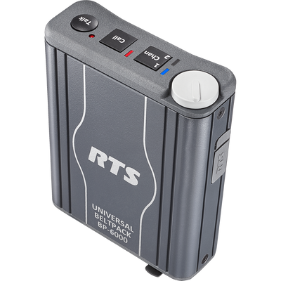 RTS BP-6000-A4M 2-Channel Portable Beltpack Headset with Autosensing (A4M)
