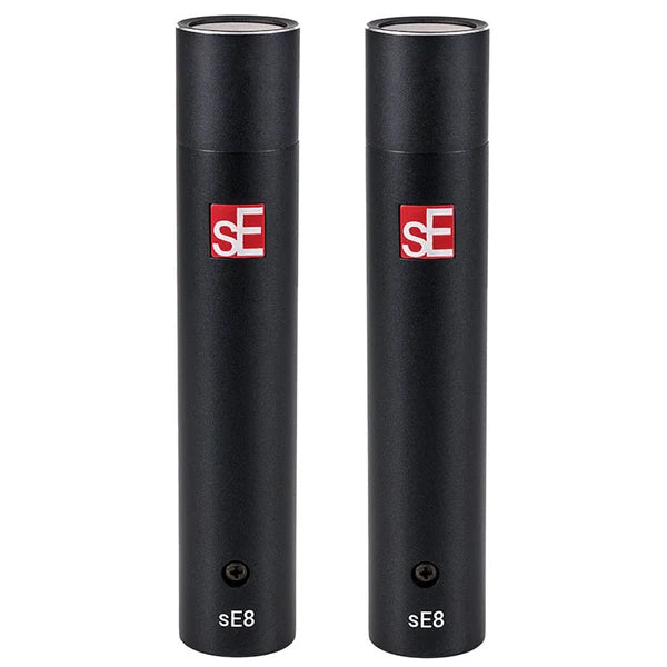 SE Electronics SE8SPOMNI Factory Matched Pair of sE8 Omni Microphones with Mounting and Case – front view
