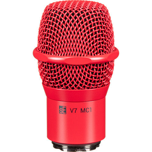 SE Electronics V7MC1/RED V7 Mic Capsule for Shure Wireless in Red – three-quarter left view