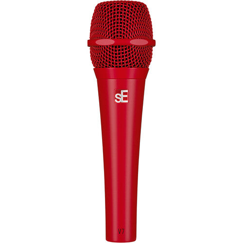 SE Electronics V7-RED Studio-grade Handheld Microphone Supercardioid in Red – front view