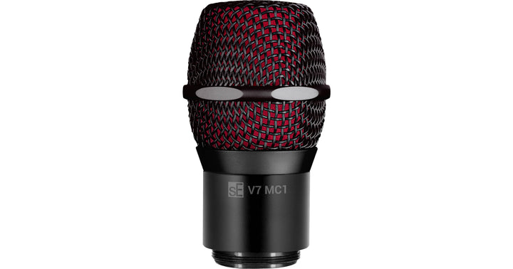 SE Electronics V7MC1BLMP3 V7 Mic Capsule for Shure Wireless in Black w/Pouch – front view