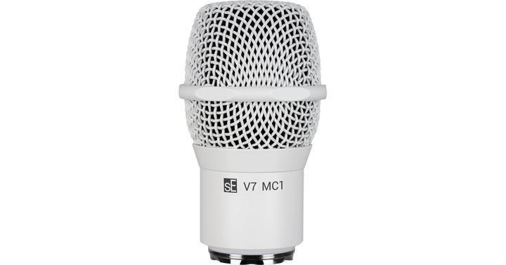 SE Electronics V7MC1WHMP3 V7 Mic Capsule for Shure Wireless in White w/Pouch – front view
