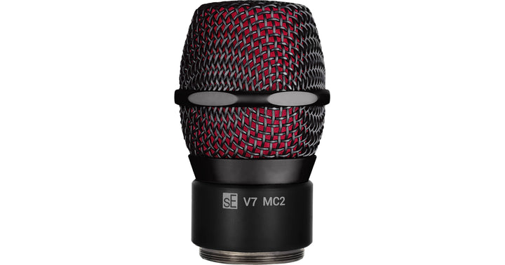 SE Electronics V7MC2BLMP3 V7 Mic Capsule for Sennheiser Wireless in Black w/Pouch – front view