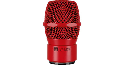 SE Electronics V7MC2RDMP3 V7 Mic Capsule for Sennheiser Wireless in Red w/Pouch – front view