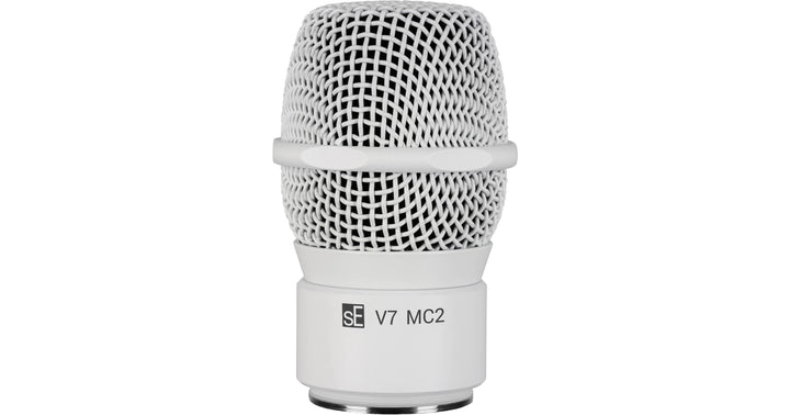 SE Electronics V7MC2WHMP3 V7 Mic Capsule for Sennheiser Wireless in White w/Pouch – front view