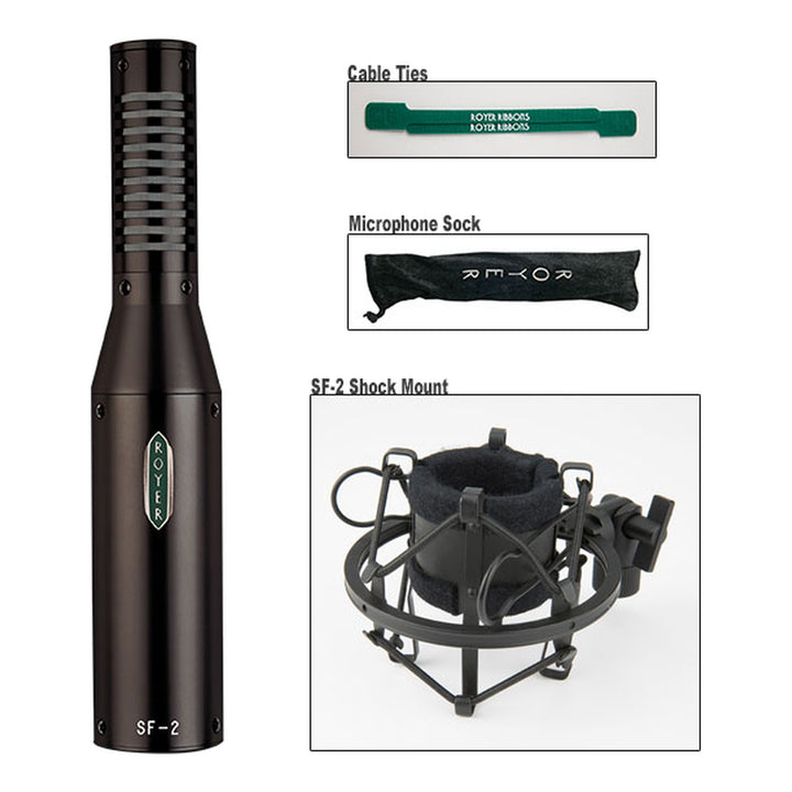 Royer Royer SF-2 Active Ribbon Microphone (Matte Black)