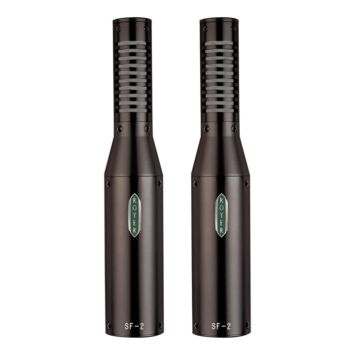 Royer Royer SF-2 Active Ribbon Microphone Matched Pair (Matte Black)