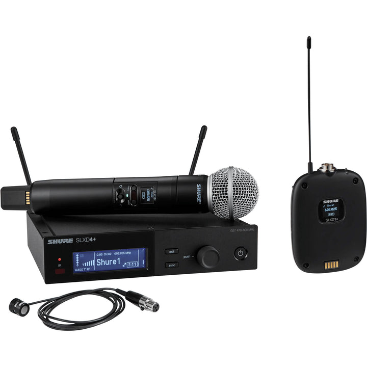 Shure Shure SLXD124 Wireless Combo System with SM58 and WL185 (G57)