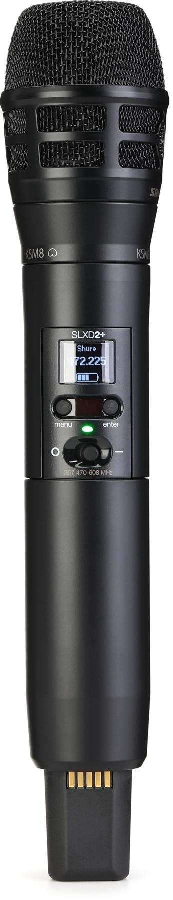 Shure Shure SLXD2 Digital Wireless Handheld Transmitter with KSM8 (G57)