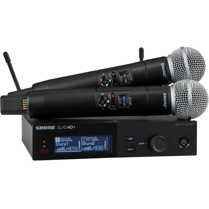 Shure Shure SLXD24D Dual Wireless Handheld System with SM58 (G57)
