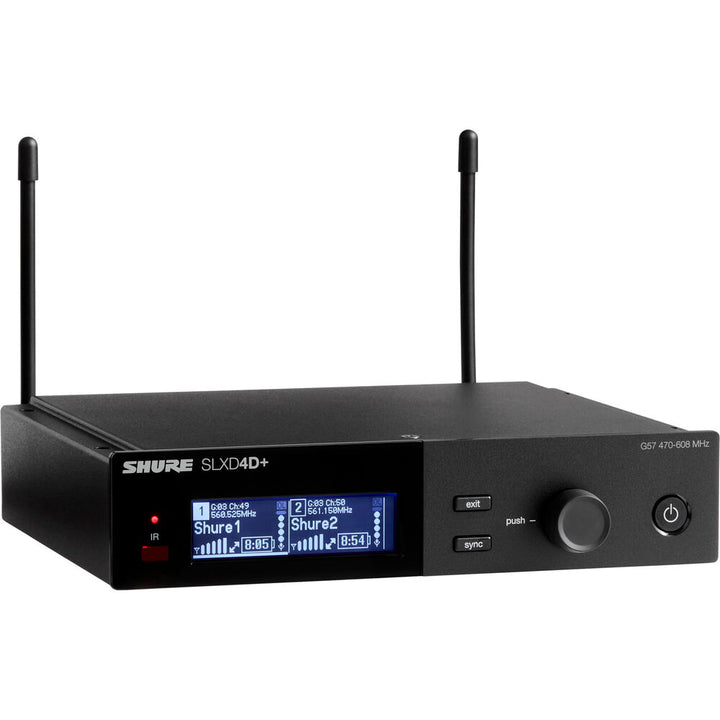 Shure Shure SLXD4D Dual-Channel Digital Wireless Receiver (G57)
