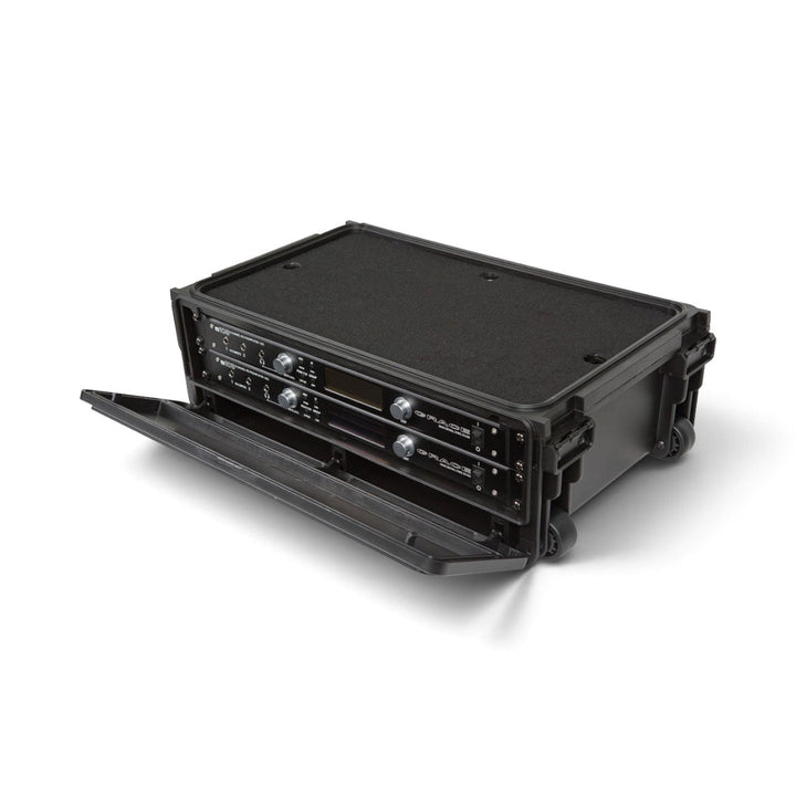 SKB SKB 1SKB-ISF2U Injection Molded 2U Studio Flyer Rack Case (Black) - Cases & Transport Accessories