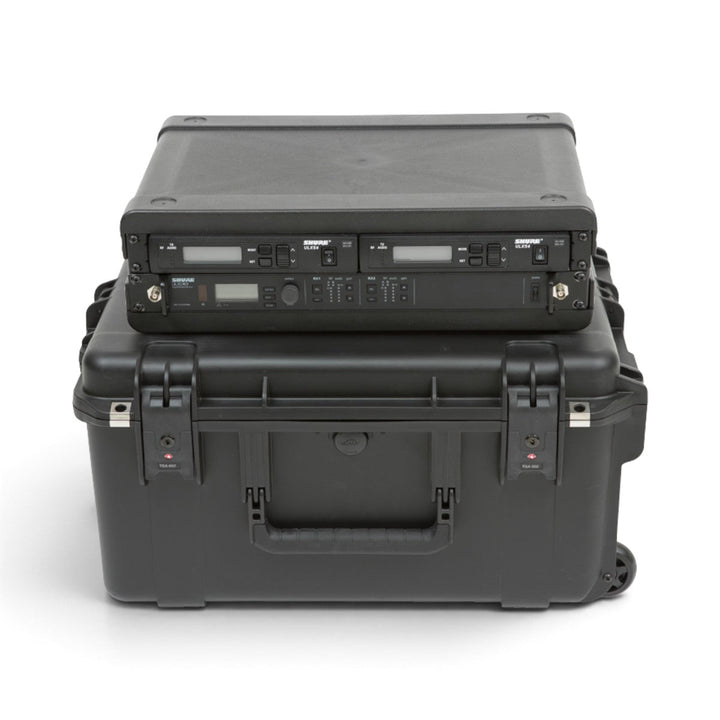 SKB SKB 3i-221710WMC iSeries 2217-10 Wireless Mic Fly Rack (Black) - Cases & Transport Accessories