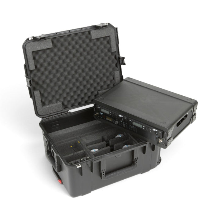 SKB SKB 3i-221710WMC iSeries 2217-10 Wireless Mic Fly Rack (Black) - Cases & Transport Accessories