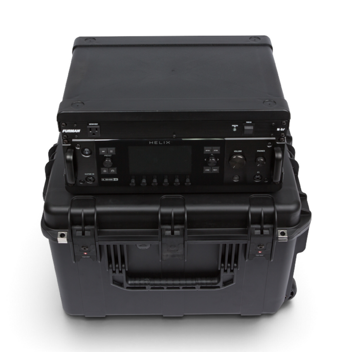 SKB SKB iSeries 231714GFX 4U Injection Molded Guitar FX Fly Rack (Black) - Controller Accessories