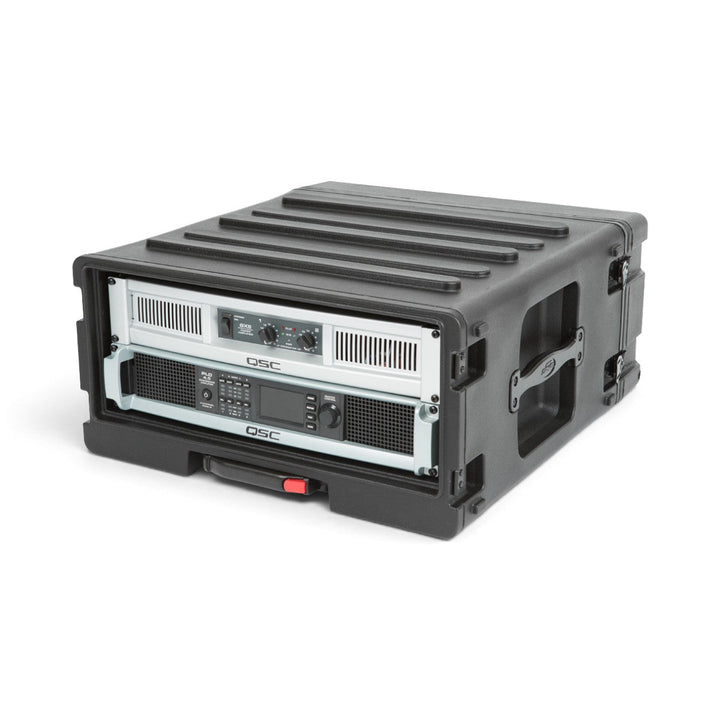 SKB SKB 1SKB-R4UW rSeries 4U Rolling Rack (Black) - Racks